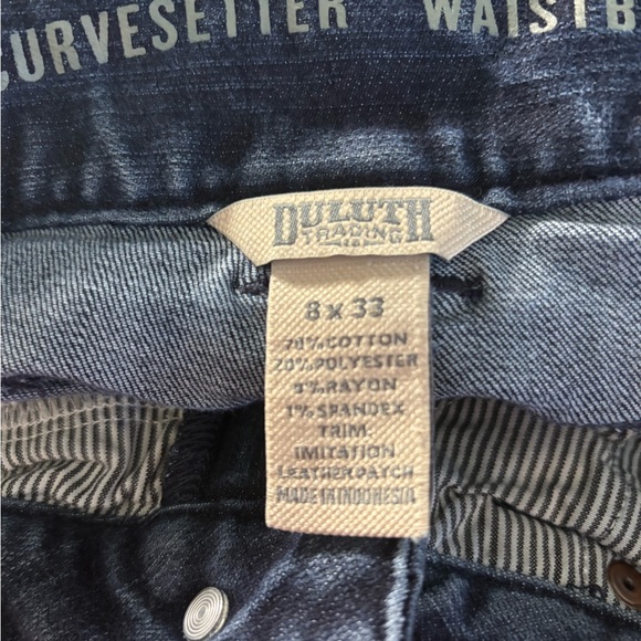 Duluth Trading Co Women Sz 8 Curve-setter Waistband double flex chapped jeans - Picture 5 of 10